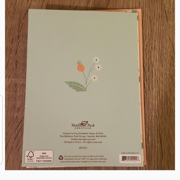 $5 ADD TO BUNDLE!! 6 Pack of Floral Greeting Cards - Picture 4 of 5